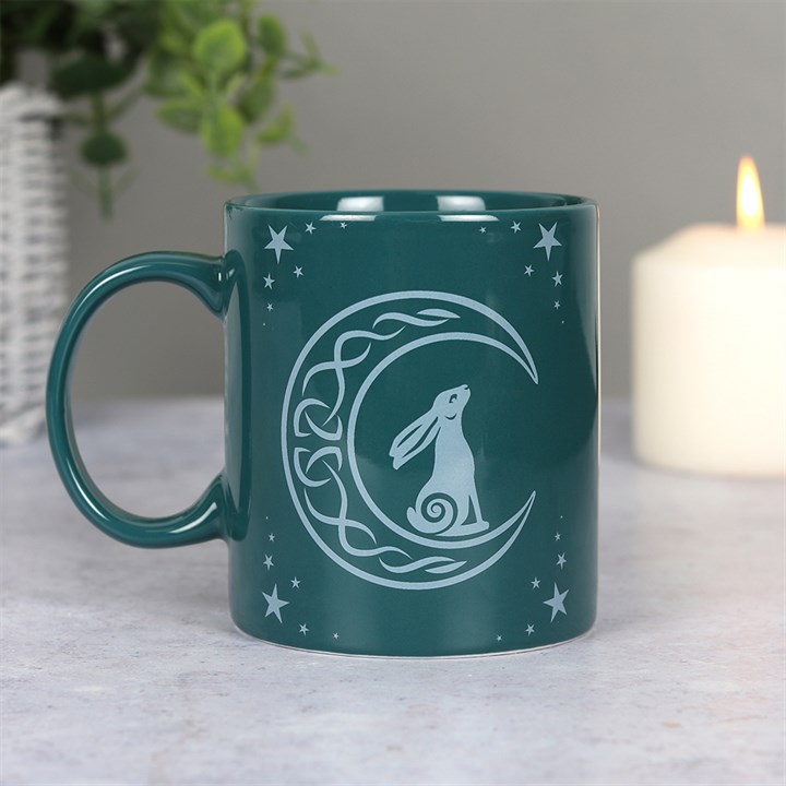 Pagan Village: Moon Gazing Hare mug
