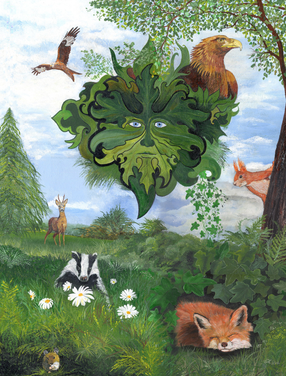 Pagan Village: Woodland Guardian