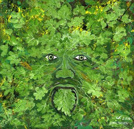 Pagan Village: The Gamekeeper painting