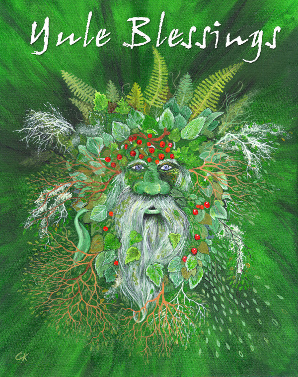 Pagan Village: Yule blessings card